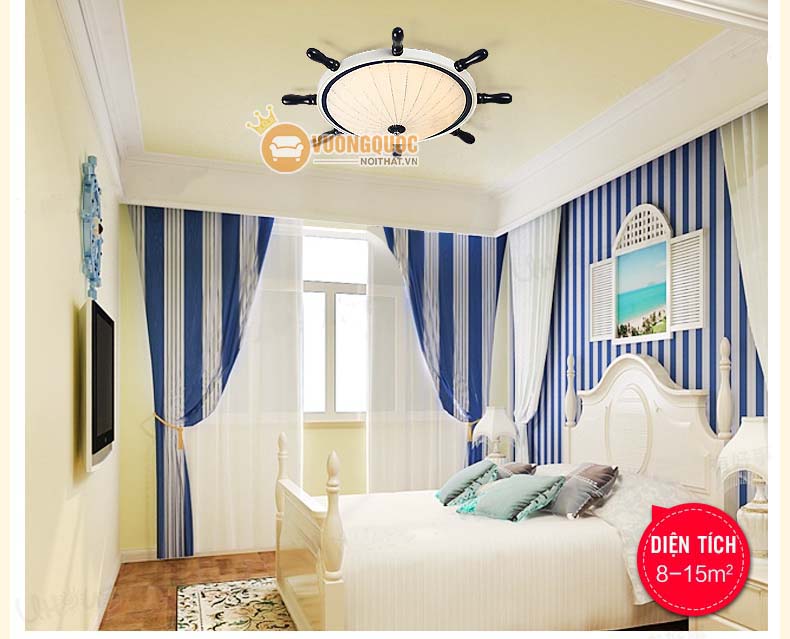 Đèn ốp trần trẻ em hình bánh lái tàu UHS109-3